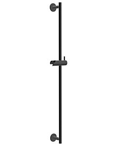 AquaCraft 100 shower rail, matte black | 90 cm metal shower rail | Fixed wall bracket | Modern shower system | Shower accessories for hand shower | Height-adjustable